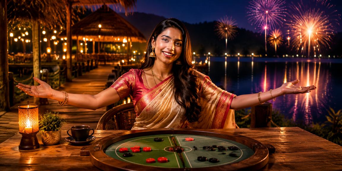 Responsible gaming message set against a Sundarbans backdrop